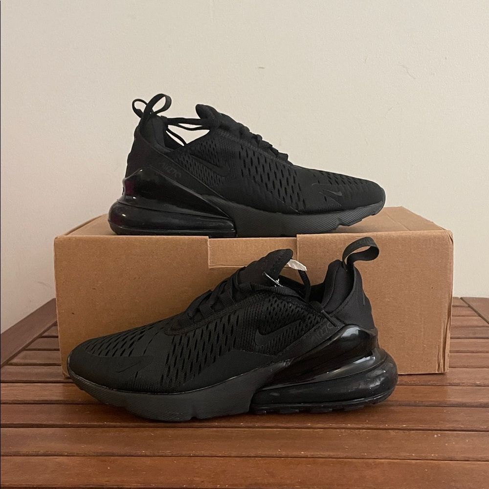 Nike Air Max 270 Black USA Women Size 6.5/UK 4/EU 37.5(AH6789-006)